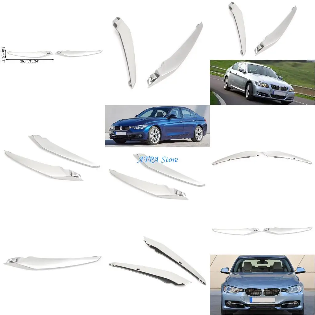

U13C Left Right Bumper Decorative Strips Grille Bar Trim Molding For F30 F31SportLine