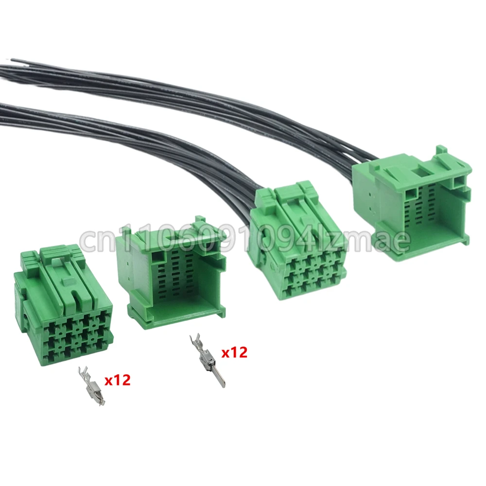 

12-контактный автомобильный CD-плеер, жгут проводов, разъем переменного тока в сборе, автомобильный разъем 1-967627-1 1-967622-1 1-967627 8-968972-1