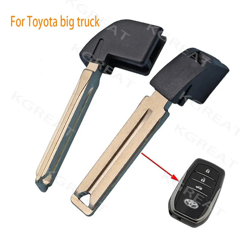 10pc Emergency Smart Prox Remote Key Fob Blade per Toyota Camry RAV4 prepotente Lexus Lexus Cruiser chiave per auto inserto singolo vuoto