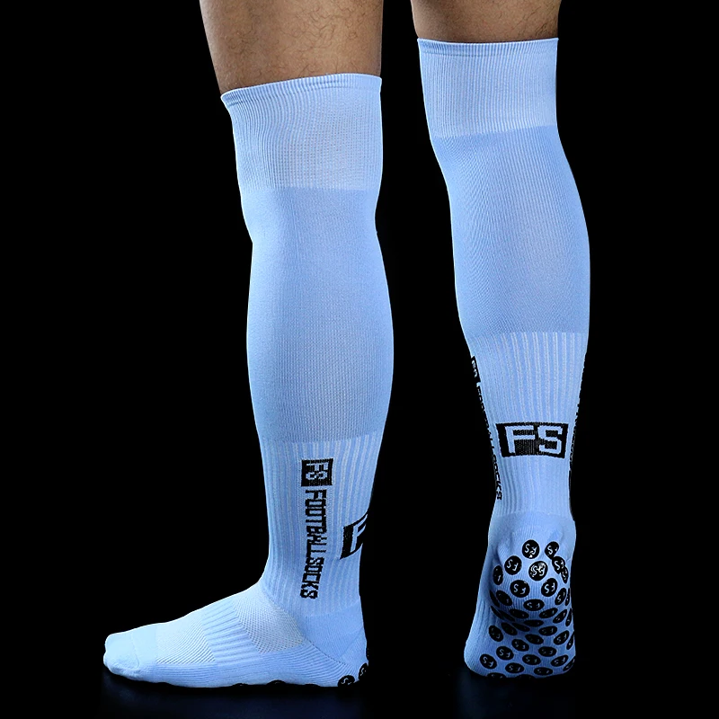 Neue lange FS-Fußballsocken für Herren und Damen, Sport, rund, Silikon, rutschfester Griff, Fußballsocken – Detail 11