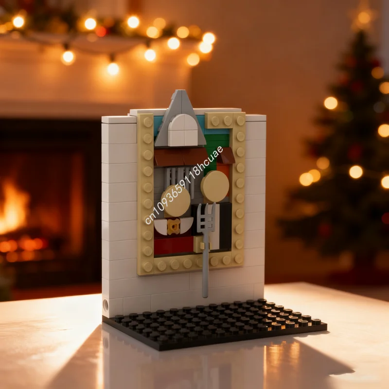 395 قطعة MOC وحدات صغيرة تيودور الزاوية نموذج مصغر اللبنات الهندسة المعمارية هدايا عيد الميلاد فكرة اللعب الطوب الاطفال عيد ميلاد #1