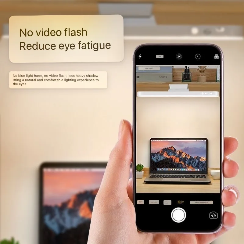 البعيد LED لمبة مكتب المغناطيسي شنقا ضوء الليل USB مصباح طاولة قابل لإعادة الشحن 3 ألوان القراءة الخفيفة لخزانة خزانة خزانة