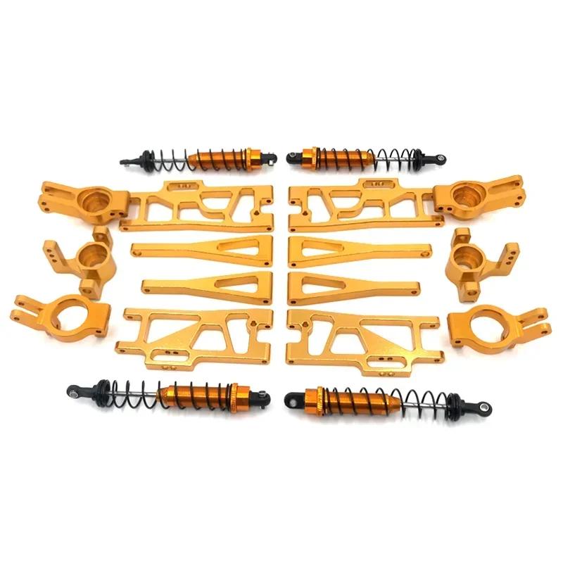 Atualizar peças de metal para Wltoys, 12402a, 1/12 4WD, 2.4G RC carro, 9pcs