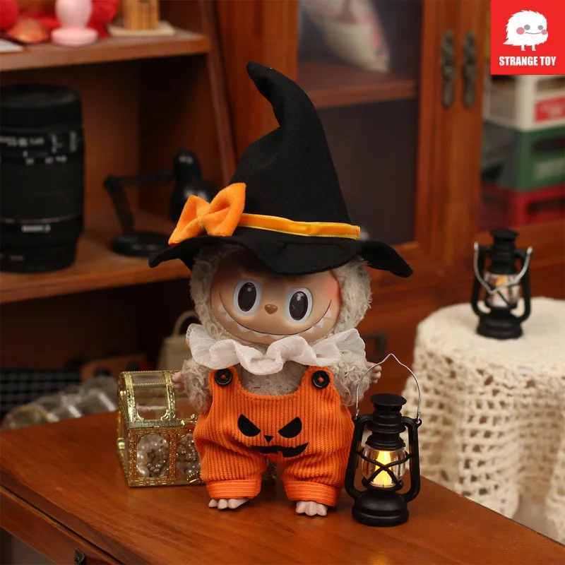 

Для Labubu, детская одежда, наряды для кукол Labubu 1/3, костюм призрака на Хэллоуин, набор для замены макарон с эффектом сердца