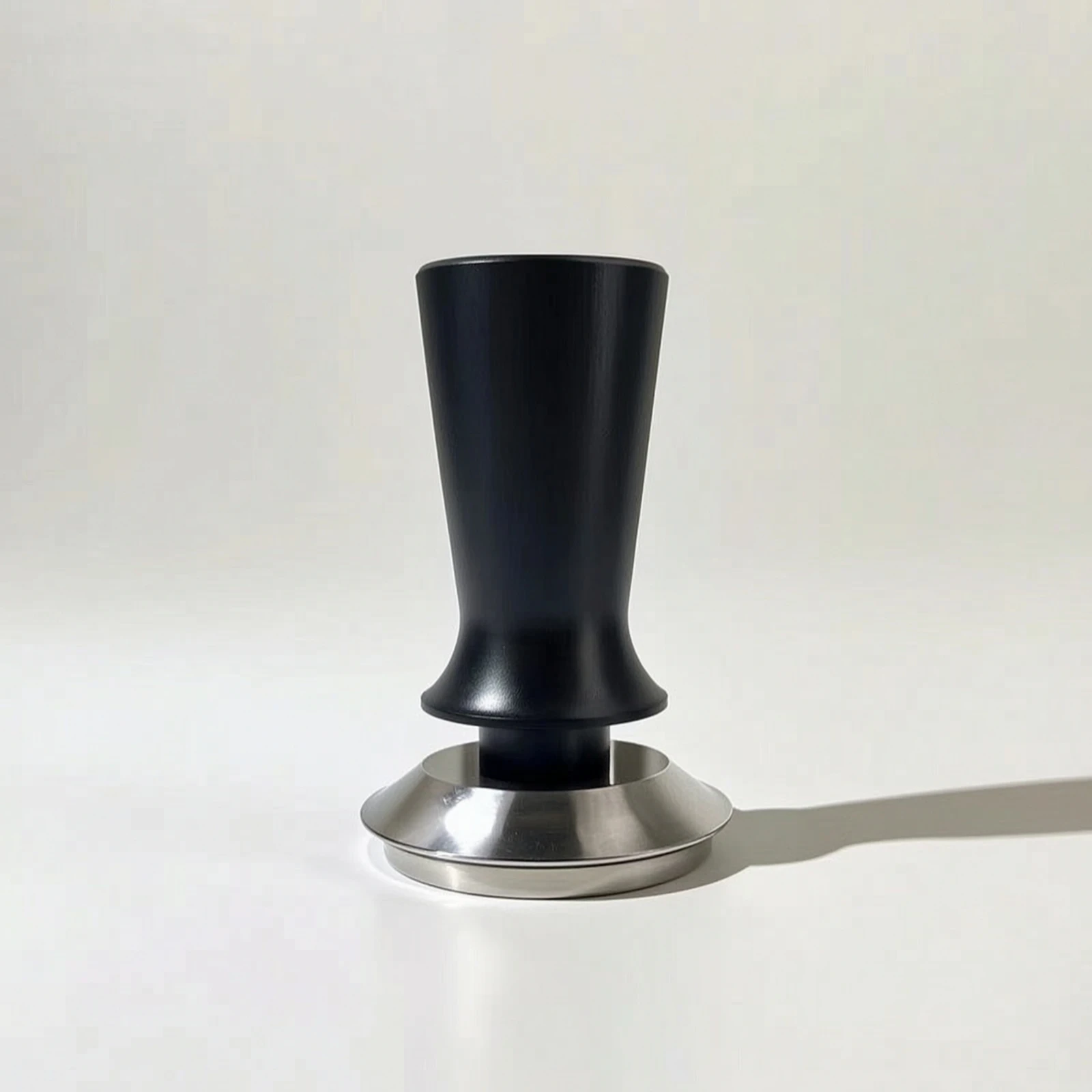 Espresso Tamper with Ridged Base Stainless Steel Espresso Tamper Level Tamping Hand-Held for Home Baristas
