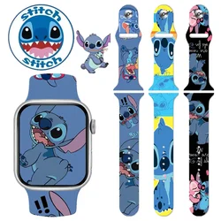 Disney Stitch Silicone Strap for Apple Watch Band 44mm 40mm 45mm 41 49mm 42 38mm 44mm Bracelet Iwatch Series 7 Se 6 5 4 3 Ultra