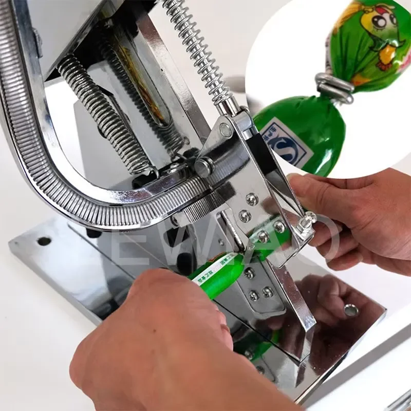 Manual U Shape Sausage Clipper Plastic Bag Clipping Maker Strapping Machine Manual Sausage Clipper For Meat Packing