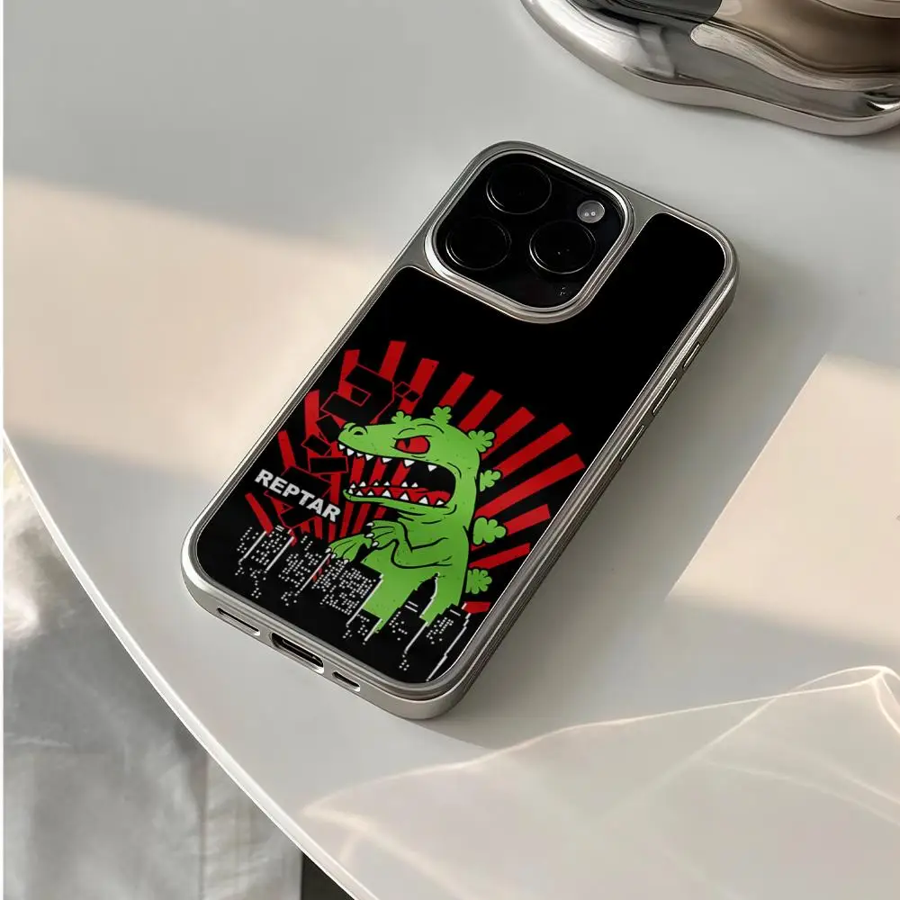 リプター怪獣の王様 iPhone 16 15 14 13 12 11 Pro Max Plus HD Magsafe対応 メタルフレーム カーボンファイバー ハードケース