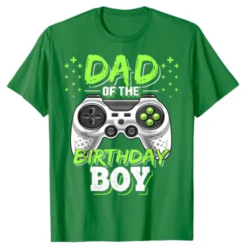 Birthday-Boy Time To Level Up Video Game Birthday Gift T-Shirt Dad Mom of The Birthday Boy Tee Top Gamer Family Holiday Clothes