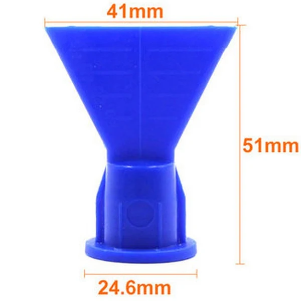 Imagem -02 - Wave Shape Silicon Cone para Cartucho Caulking Peça de Reposição Bico Spray Ponta para Selante Dispenser Acessório Seringa 10 Pcs por Lote