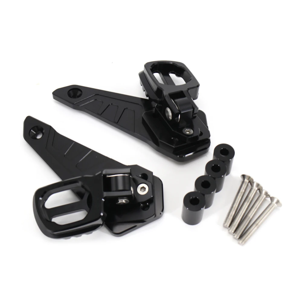 

For Honda XADV X-adv 750 XADV750 CNC Folding Footrests Passenger NEW Motorcycle Parts Rear Pedal Foot Pegs Stand 2021