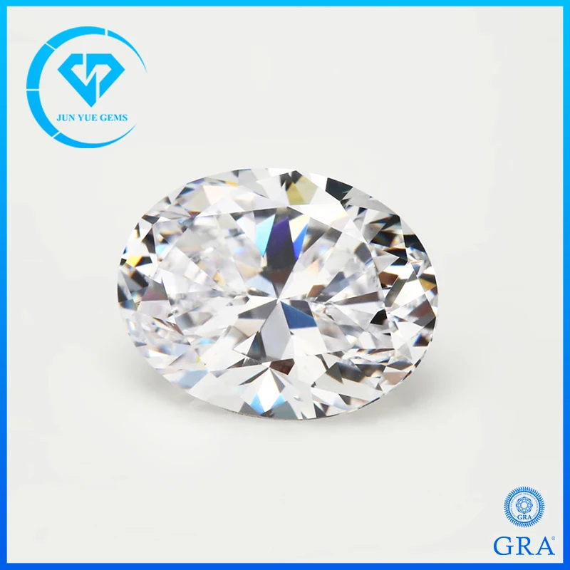 

Real D Color Oval Shape Moissanite Diamonds with Certificate VVS1 Loose Gemstones Pass Diamond Tester with GRA Report