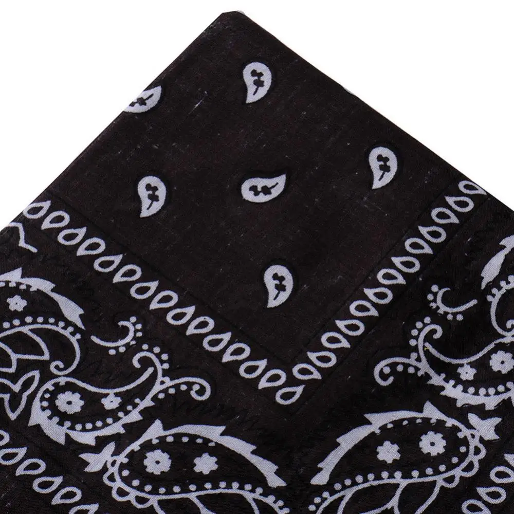 Paisley Bandana Head Wrap mujeres Bandana bufanda niñas niños Punk pañuelos cuadrados sombreros bohemio pañuelo para la cabeza diademas pañuelo