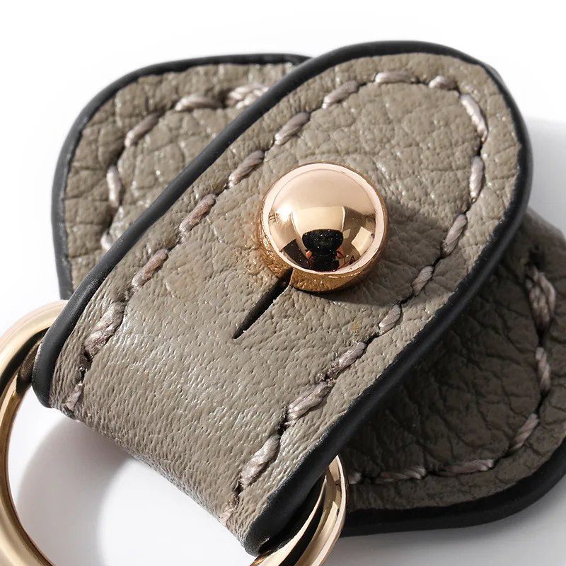 2Pieces Genuine Calfskin Protector For Saddle Handbag Lady Bag Protective Loop Anti-abrasion Pad Protector For Luxury Bag image 3