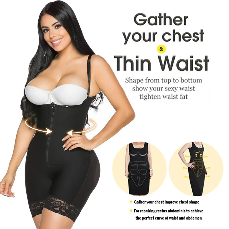 Body Shaper Fajas Woman Reducing and Shaping Girdles Bustier Original Colombian Girdles Modeling Postpartum Slimming Shapewear