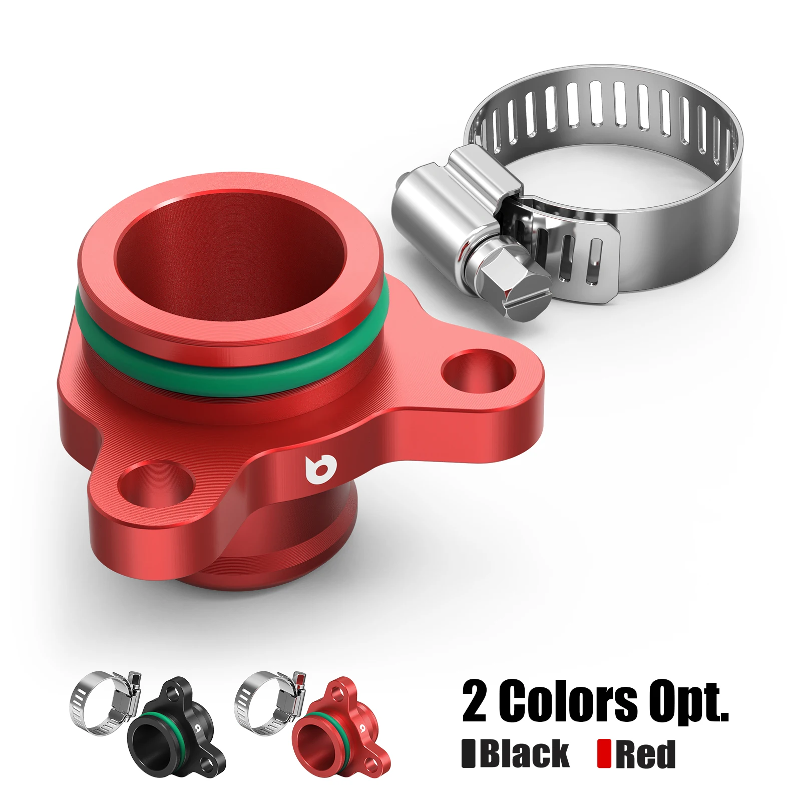 Image of Kühlmittelanschluss für BMW E90 E91 E92 E93 E82 E87 E60 E61 F10 F20 F22 F30 X3 E83 X1 X4 X5 X6 Z4 N20 N52 N54 N55, Ersetzen mit 11537585023, 11537591889, 11 53 7 603 514, 11537584549, 11537598234