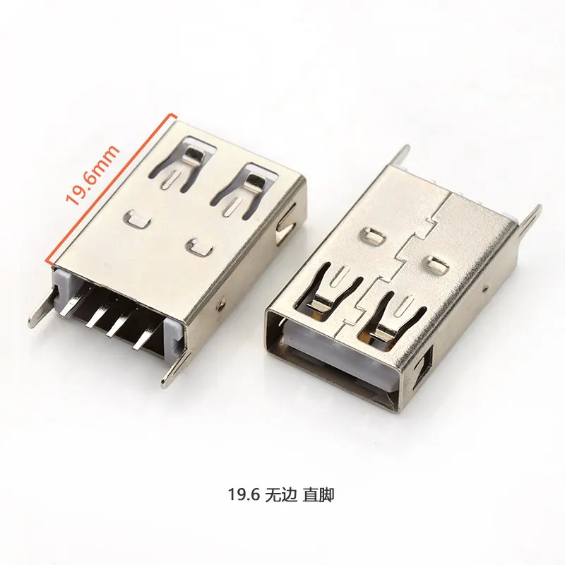 10 Stück USB 2.0 Buchsenstecker 10,0/13,0/13,7/15,0/17,5/19,6/20,5/24,5 MM Gerader Stecker Ladeanschluss AF180 ° für Elektronik – Detail 18