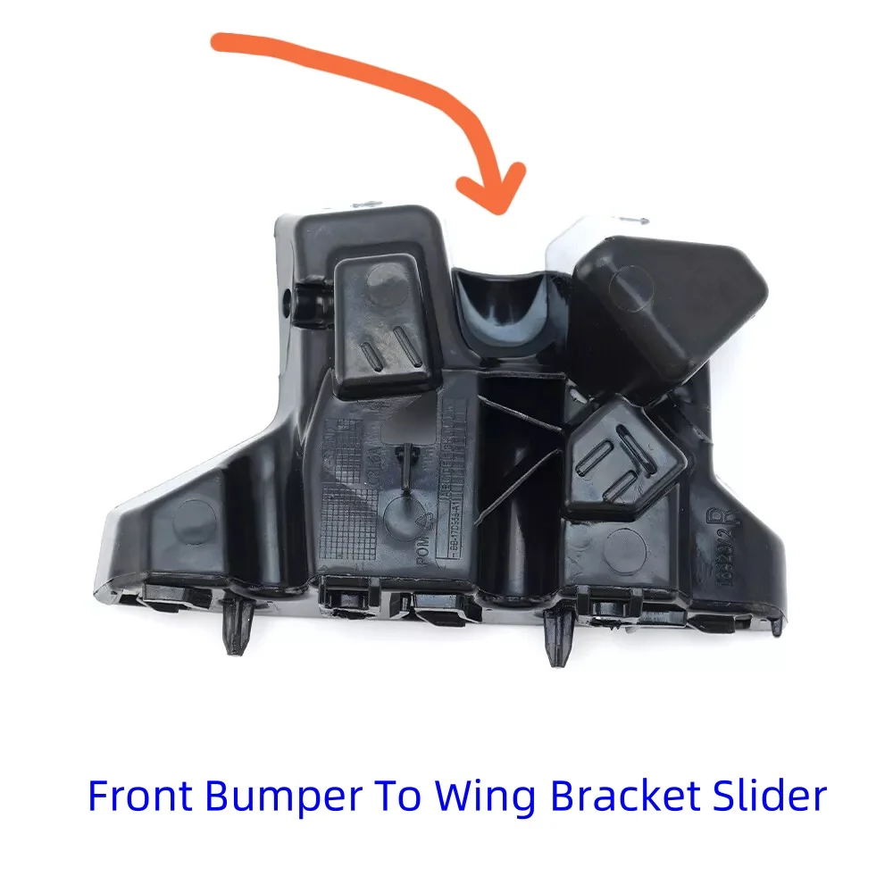

1PC Right/Left N/S Front Bumper To Wing Bracket Slider For Ford Fiesta MK8 2017-2022 Durable Auto Bumper Wing Bracket Parts
