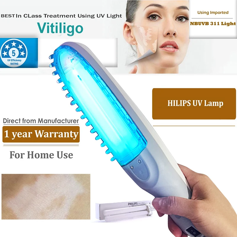 311NM UVB Phototherapy Lamp Device for Vitiligo Treatment UV NarrowBand Ultraviolet Light Therapy Psoriasis Spots Eczema