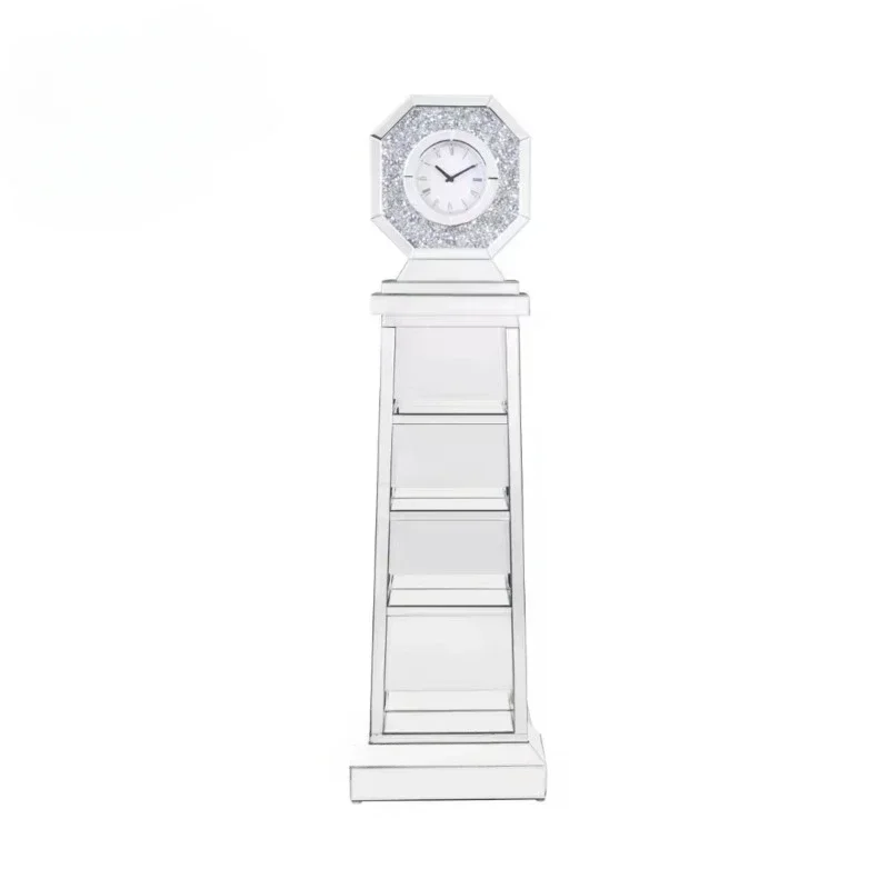 ساعة الجد ذات المرآة الكبيرة مع الماس الصناعي المطحون #3