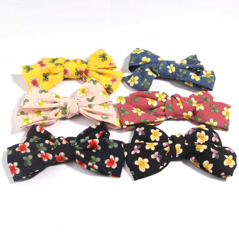 

50Pcs 4.8" 12cm Ribbon Mini Solid Hair Bows With Clip For Girls Hair Clips Hairpins Barrettes Headwear Kids Hair Accessories