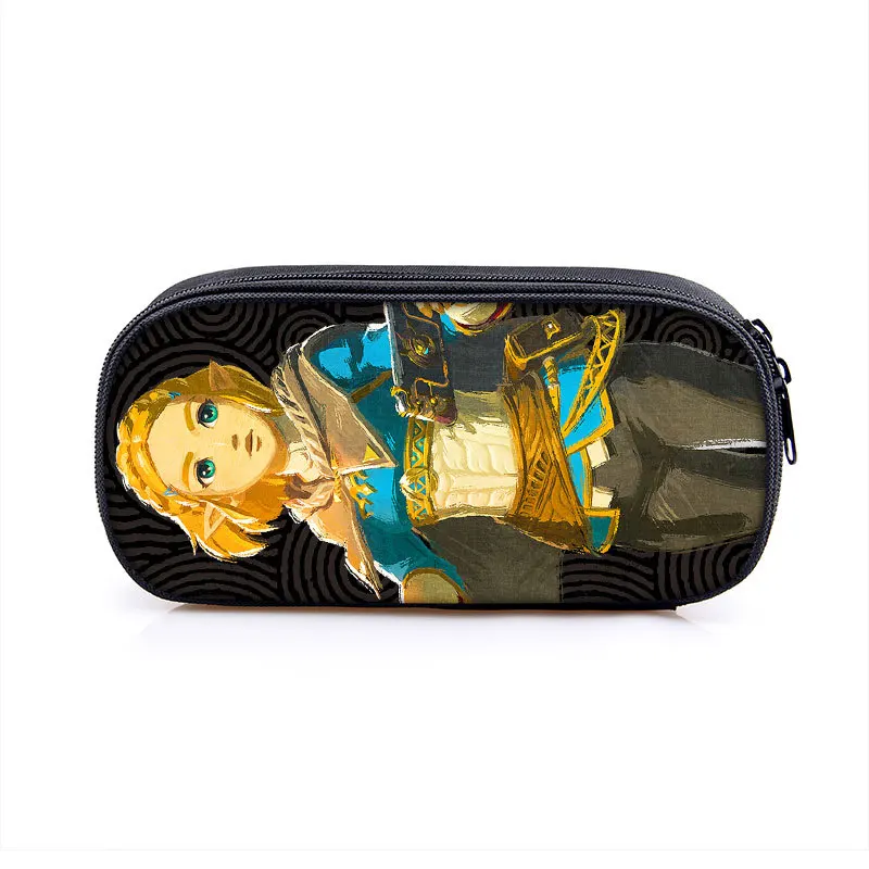 The Legend of Zelda Game Periphery Pencil Pen Case Trendy Bag Large Capacity Pencil Box Stationery Supplie Student Gifts Fashion