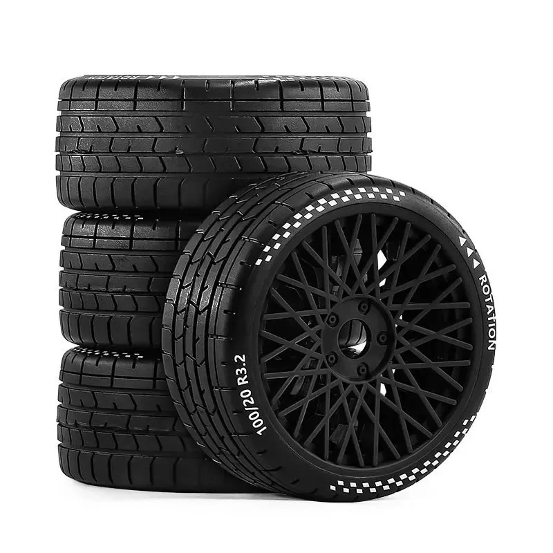 GT Racing Tires Rally Tire for ARRMA 1/7 F1 KM 1/8 Hongnuo X3GT RC Car Metal Upgrade OP Accessories Parts