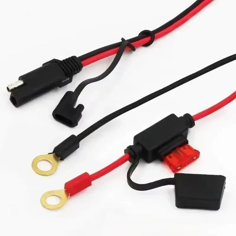 For Motorcycle To Battery Terminal Connector SAE Quick Extension Cord Cable  for 12V Battery Charger/Maintainer Charger Cable
