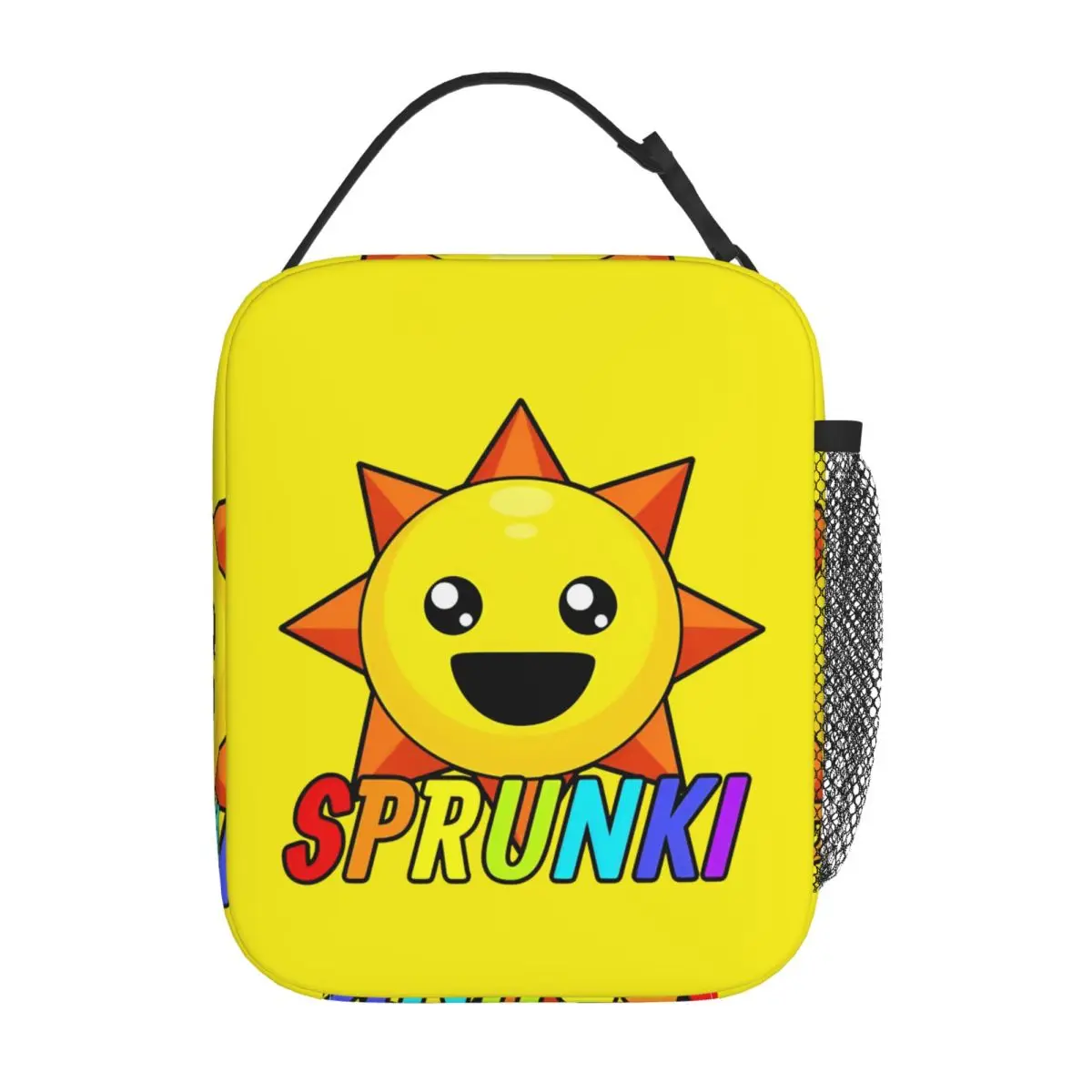 

Sprunki Mr Sun Изолированные сумки для обеда Многоразовая термосумка Контейнер для еды, большая сумка для обеда, сумка для еды, школьная дорожка