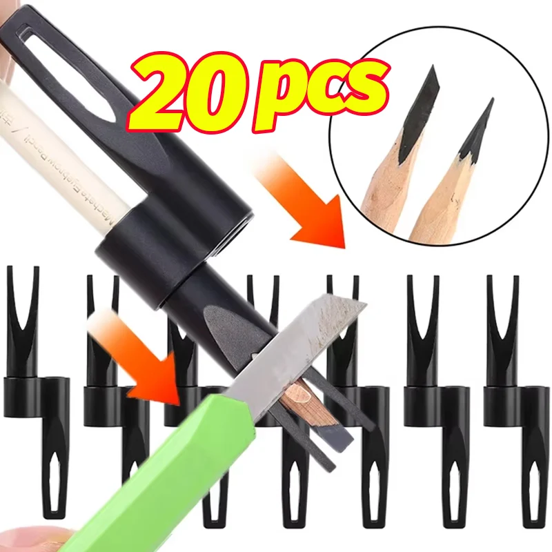 Duckbill Plastic Eyebrow Pen Sharpening Tool Double-end U-shaped Card Slot Brow Pencil Sharpening Base Makeup Tools for Beginner