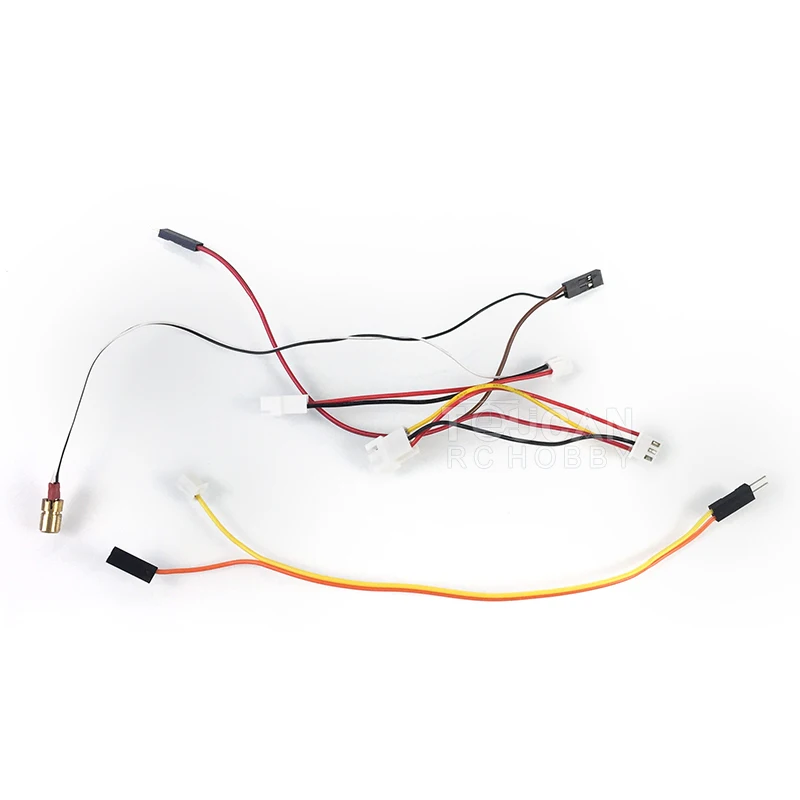 Lasergerichtete Lichtteile für HENG LONG 1/16 360 °   Zwei 6,0 DIY Maschinengewehr RC Panzer Tiger I M1A2 Panzer Leopard2A6 Sherman Abrams