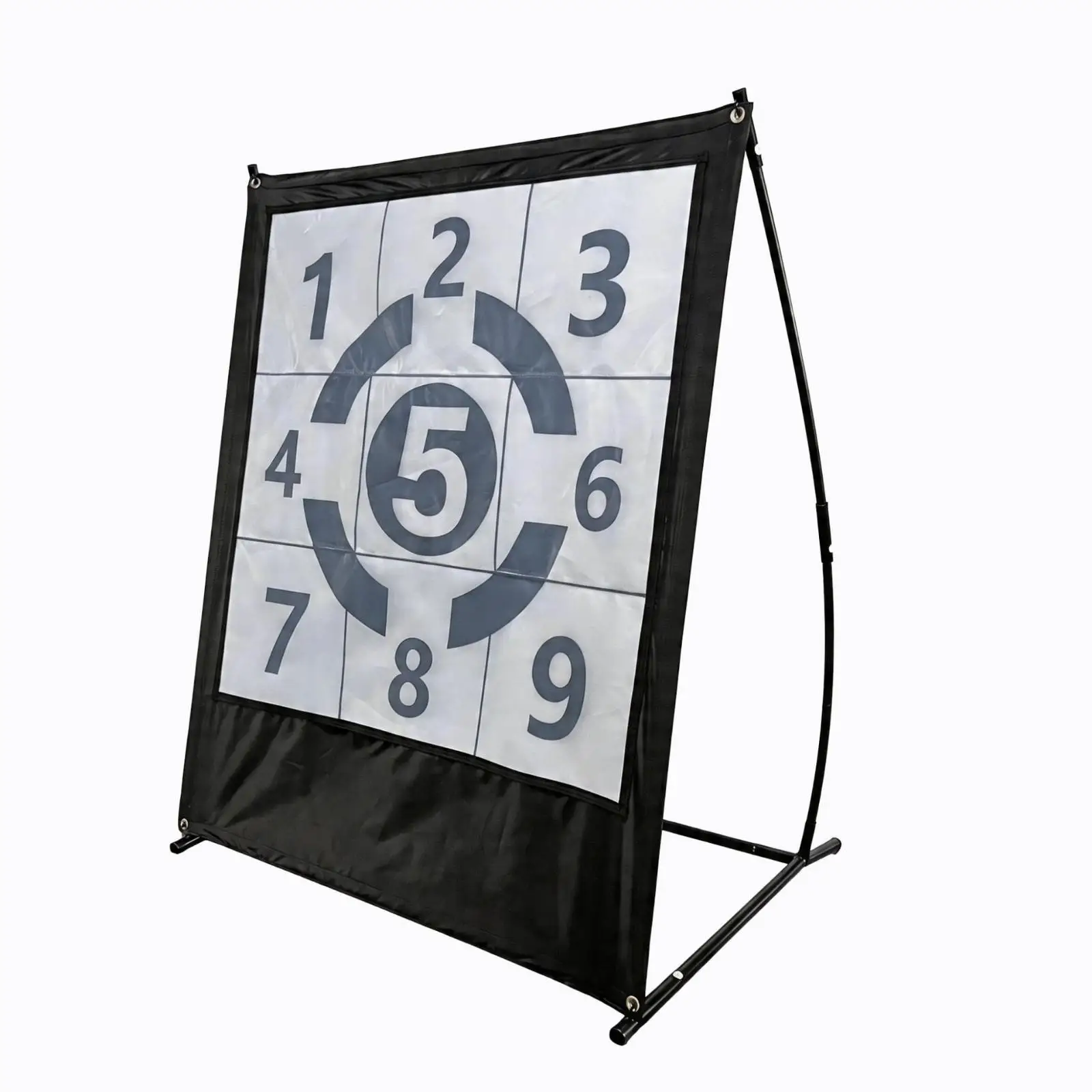Portable 9-Hole Pitching Net Heavy-Duty 9-Hole Pitching Target Sturdy Baseball