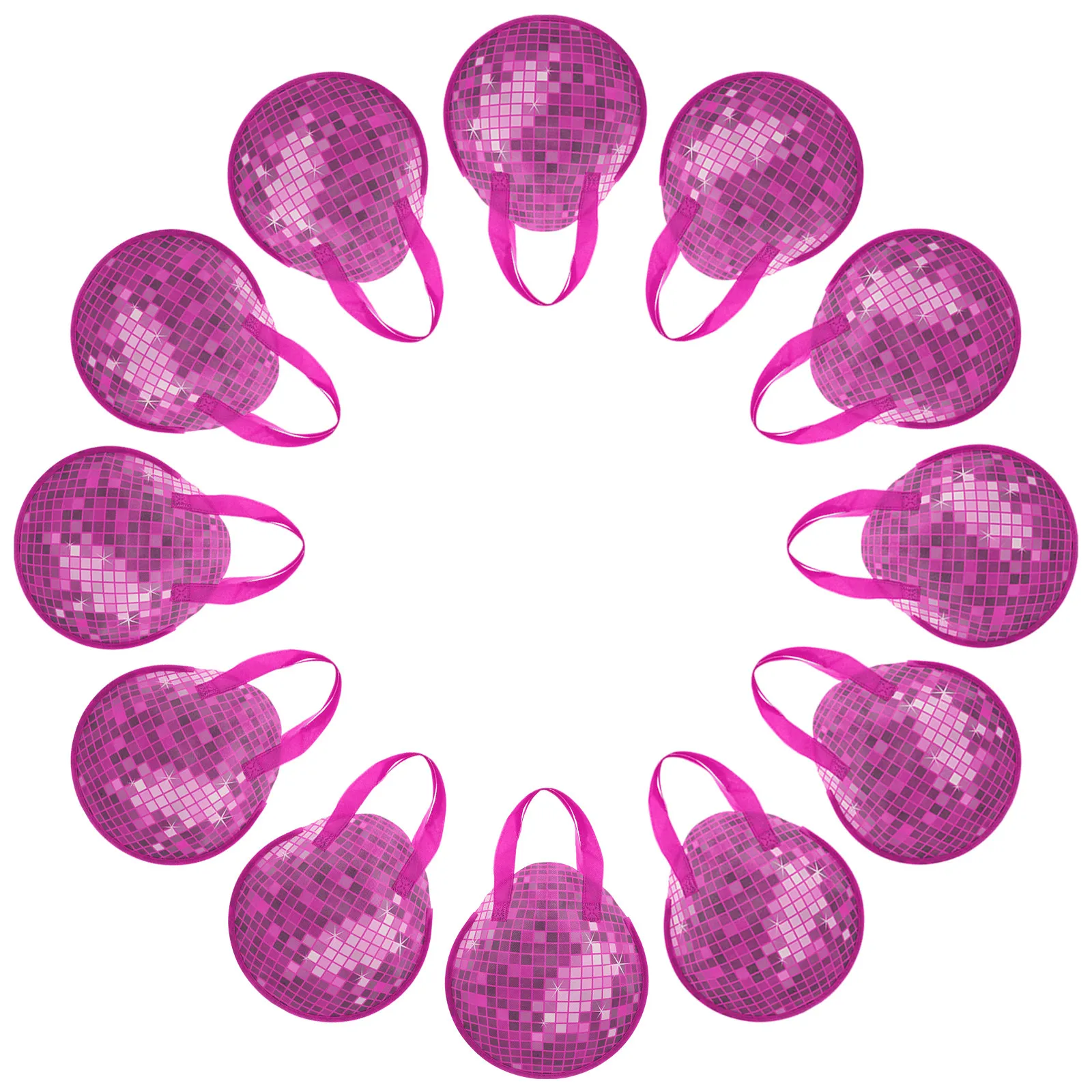 Disco Ball Mirror - 12Pcs Tas Hadiah Bola Cermin Disko
