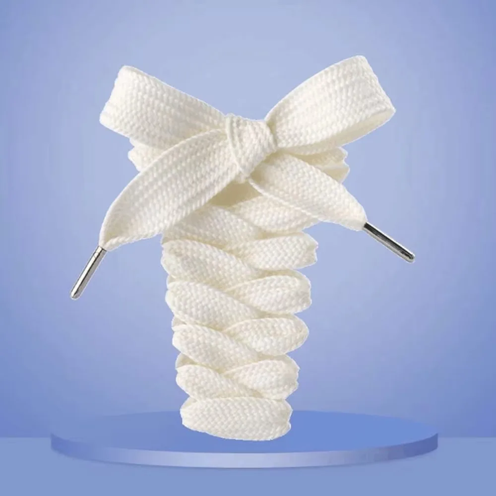 High Quality 2CM Extra Wide Shoelaces Flat Shoes Sneakers Rope Flat Shoelaces Big 130cm Shoe Laces Shoes Accessories