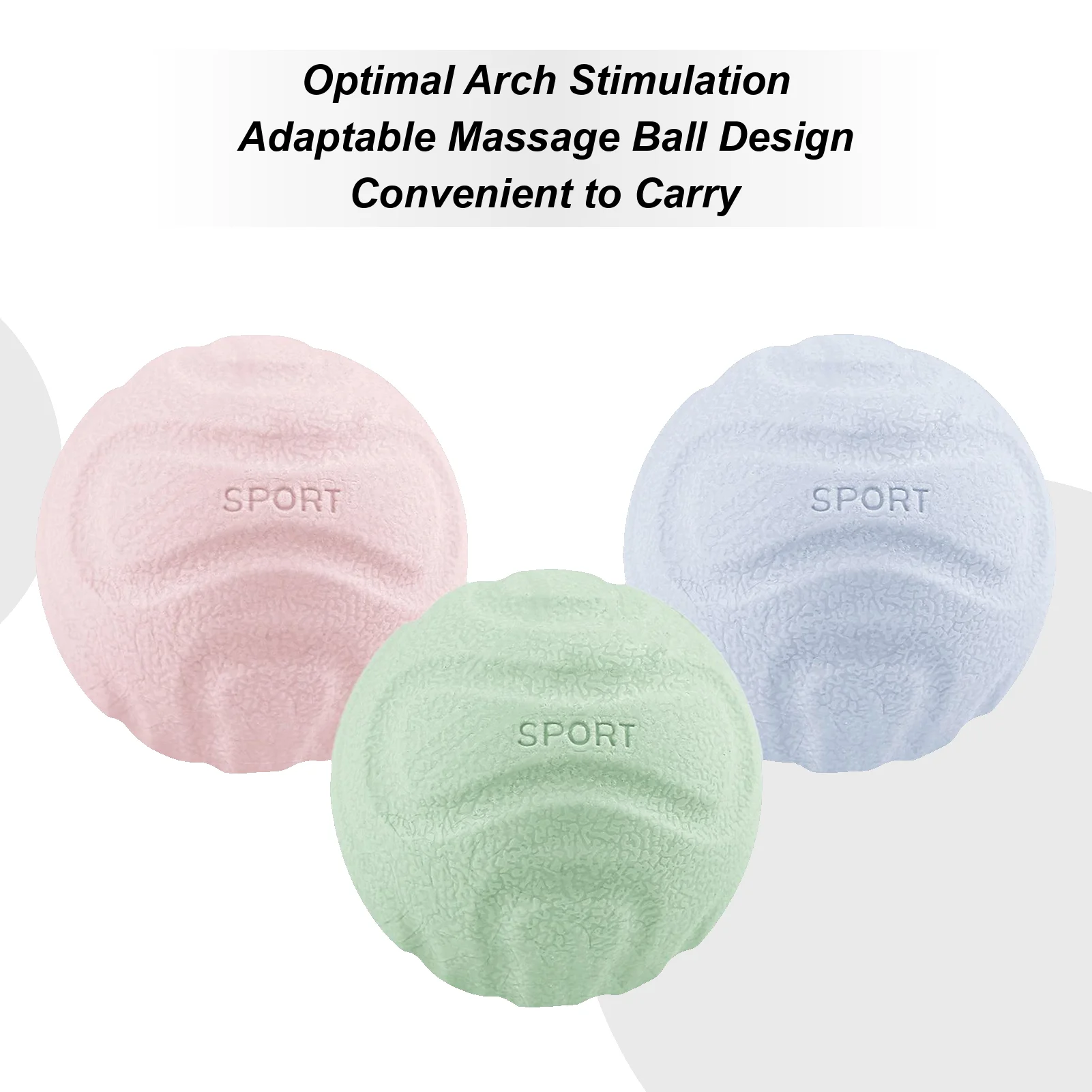 Foot Massage Ball Neck Relaxation Tool Muscle Release Ball For Athletes Office Fitness Enthusiasts Runners Yoga Players Home Gym