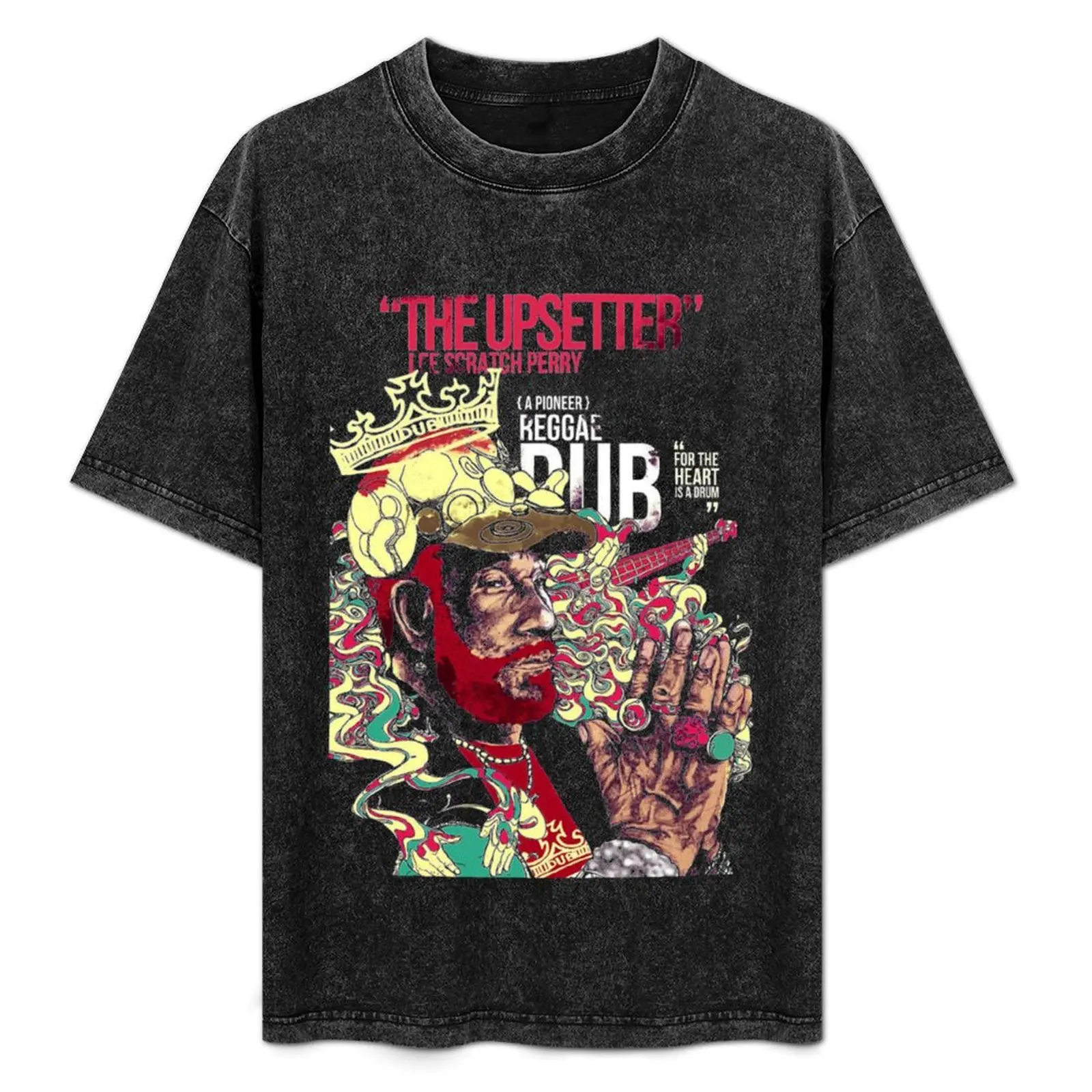 

Lee Scratch Perry Legends Never Die Essential T-Shirt Soft Casual Short Sleeve Cotton Tee