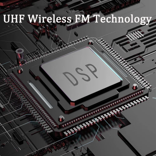 Imagen 2 del producto Micrófono UHF, transmisor y receptor XLR, adaptador de señal de sistema inalámbrico para micrófono dinámico, mezclador de Audio de guitarra, sistema PA