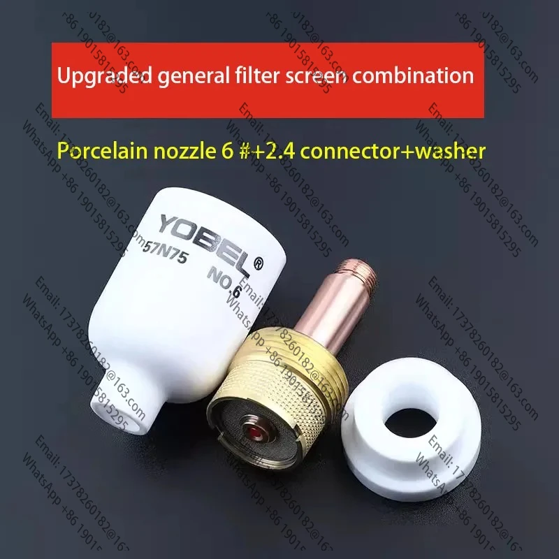 Керамические сопла для аргонодуговой сварки, керамические фитинги для сопел, соединения сетки, отводитель тока, игольчатые зажимы вольфрама, WP