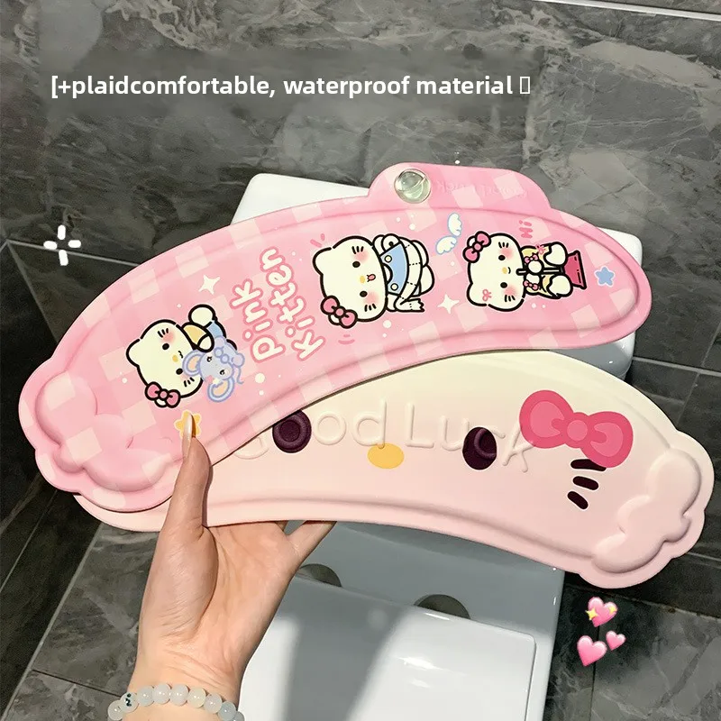 

Cartoon Aromatherapy Toilet Mat Household Toilet Paste Type Waterproof Toilet Four Seasons Universal Thickened Toilet Sticker