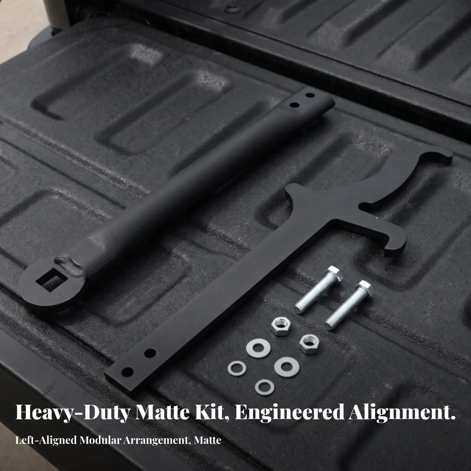 Durable Black Metal Trailer Hitch Helper Tool for Hitching and Unhitching with Leverage Grip for Car Trunk