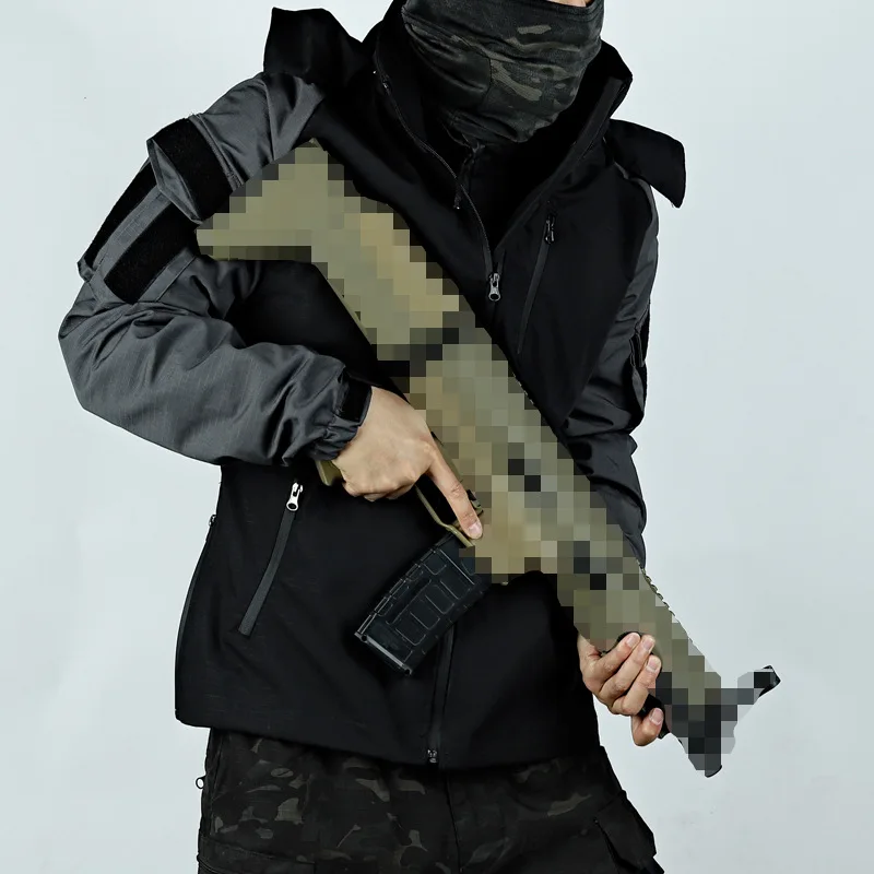 Outdoor Spring and Autumn Night Mountain Forest Camouflage Tactical Hunting Special Training Wear Jacket and Pants