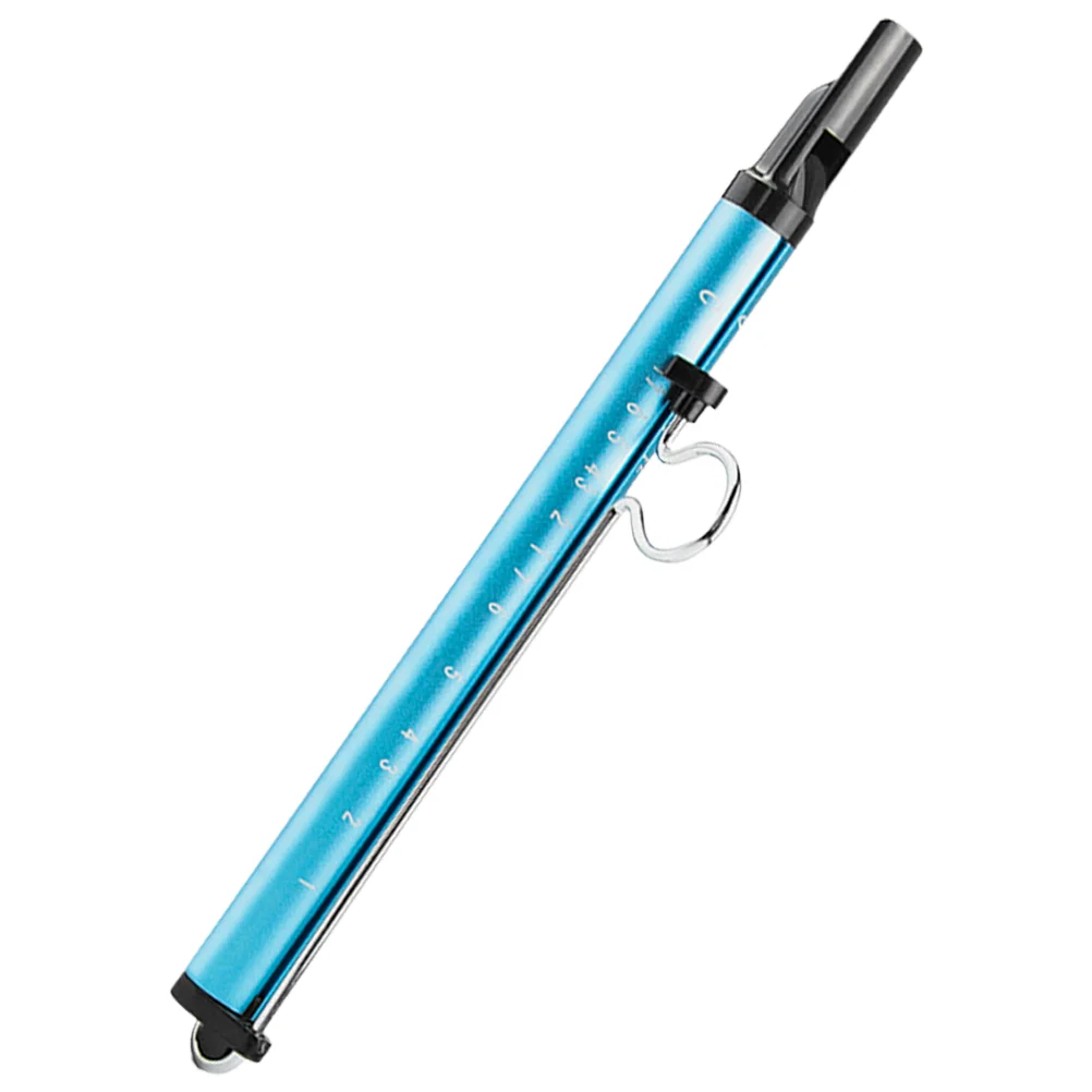 

Silver Aluminum Alloy Slide Whistle Musical Instruments Piccolo Flute Toy Whistles Kids Adults Sound Frog Beginner
