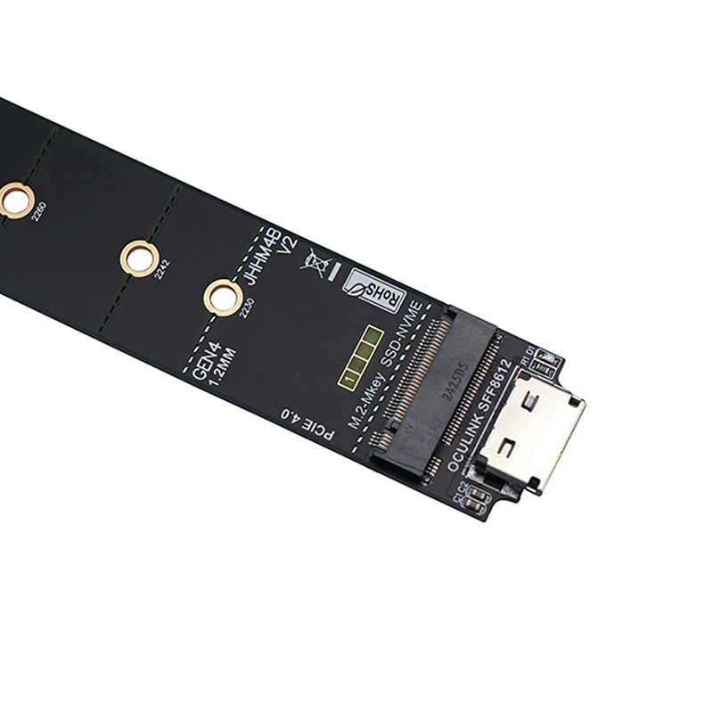 

M.2 for NVME to Oculink Female SFF-8612 Adapter PCI-E X4 Adapter Card Support M.2 M Key SSD