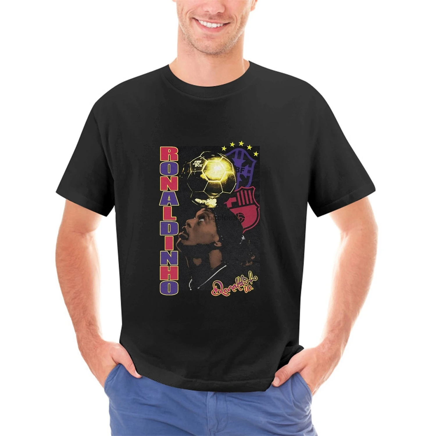 Ronaldinho Retro Tee bootleg rapper shirt