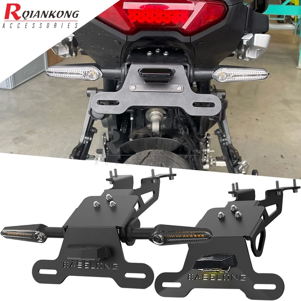 

For Yamaha MT07 TRACER License Plate Holder LED Light Tracer 7/700/9/900/GT/9GT+ Motorcycle Tail Tidy Fender Eliminator Kits