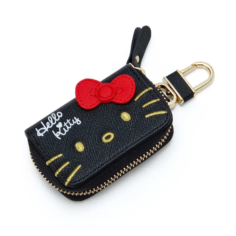 

Cute hello kitty cartoon multifunctional leather coin purse 3D key case PU zipper cartoon car key case cute key holder 8*2.5*5cm