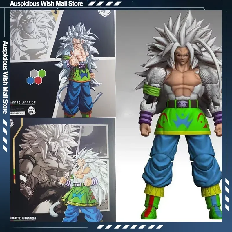 

Black Hole Toys Dragon Ball Anime Shf Super Saiyan 5 Ssj5 Son Goku Son Gohan White Hair Son Goku Action Figure Collection Model
