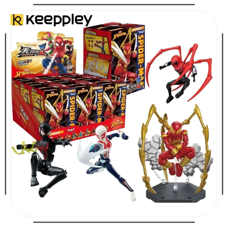 Keeppley Spider-Man Venom Action Figure-Infinity Edition 1st Wave Movable Assembled Toy Gift for Collection Hobbyist
