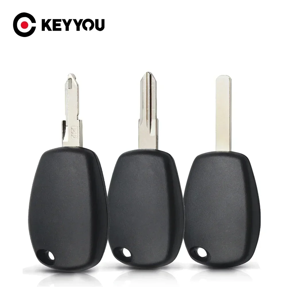 KEYYOU 10PCS No Buttons Car Key Shell Remote Fob Cover Case For Renault Trafic Vivaro Primastar Movano Kangoo 2 Clio 3 Auto Key