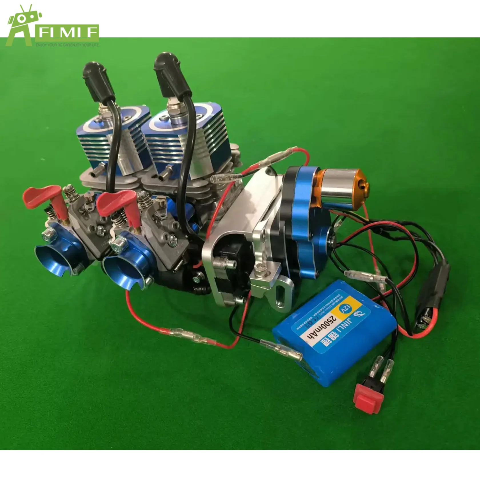 CNC โลหะไฟฟ้าชุดเริ่มต้น Fit สําหรับ Zenoah CY RCMK Marine Gas เครื่องยนต์ 26cc-58cc PUM Rc เรืออะไหล่